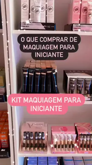 Kit básico de Maquiagem p iniciante