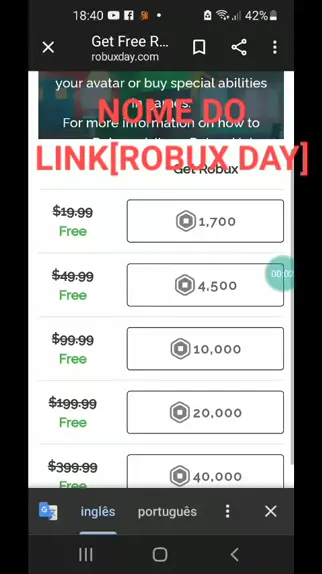 robuxday.com get free robux