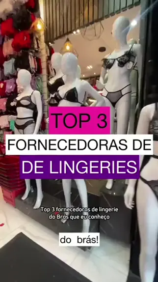 fornecedor de lingeries no bras