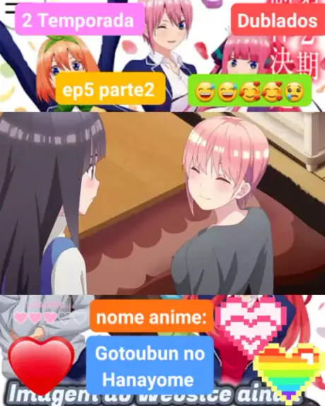 gotoubun no hanayome 1 temporada dublado