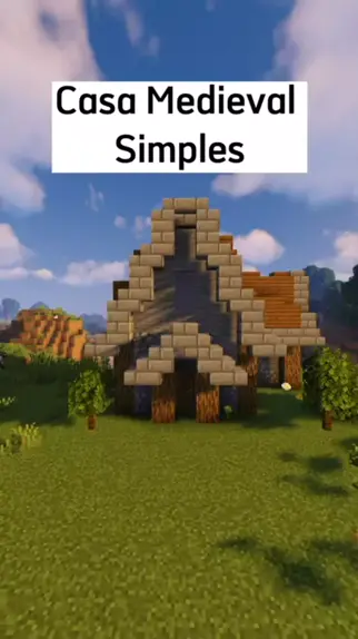 🏡Minecraft Tutorial, Como Construir uma Casa Medieval no Minecraft