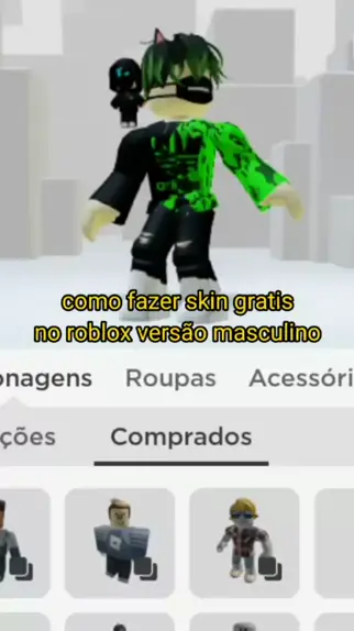 ROBLOX- fazendo a skin homem cara de homem (ficou linda) 