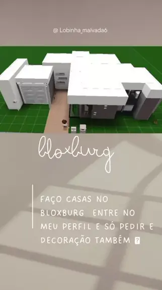 casas bloxburg 1 andar sem decoracao