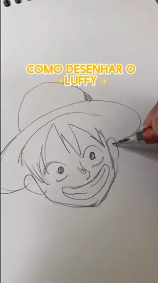 COMO DESENHAR O LUFFY 