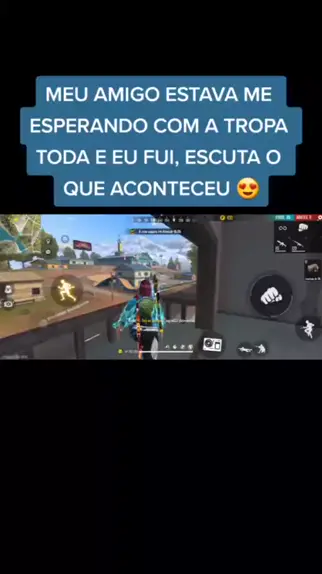 Esperando meu amigo para jogar free fire, Free Fire