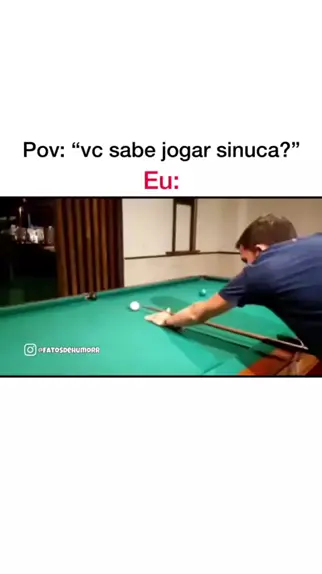 Bora jogar sinuca?