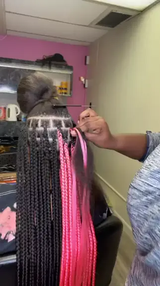 Príncipe das Tranças - BOX BRAIDS BLACK END PURPLE