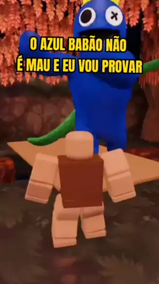 ESCAPE DA ESCOLA DO AZUL BABÃO NO ROBLOX!! (Rainbow Friends) 