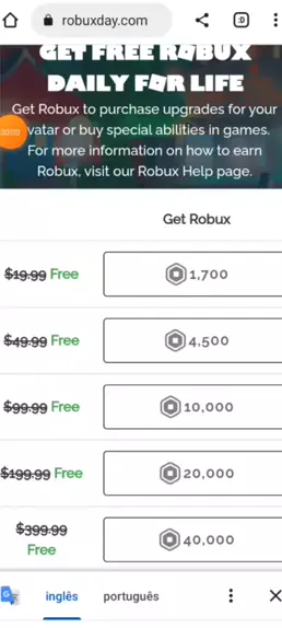 robuxday.com get free robux