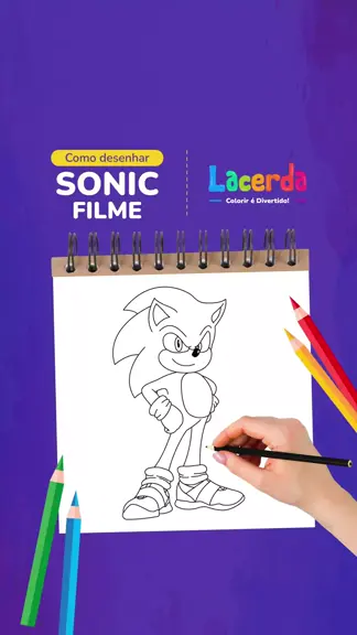Como DESENHAR o SONIC 2 - Como DIBUJAR a SONIC 2 - How to DRAW SONIC - Sonic  the Hedgehog 2 Movie 