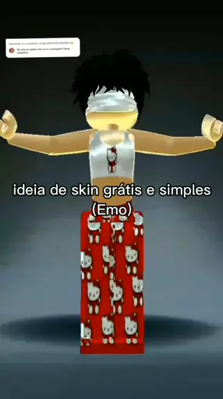 ideias de skins emo grátis no roblox