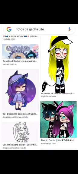 Gacha Life imagens para desenhar - 100 personagens para esboçar