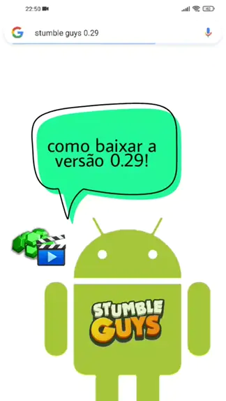 COMO BAIXAR INSTALAR E JOGAR A ATUALIZAÇÃO VERSÃO BETA 0.46 DO STUMBLE GUYS!  