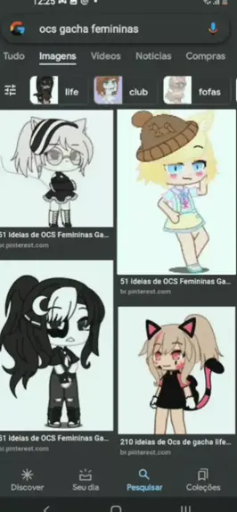 Ideia De Oc Feminina Gacha Club