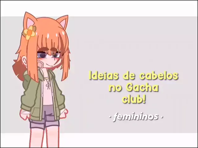 ☁ Ideias de Cabelos para Ocs Femininas I Gacha Club I Kawaii