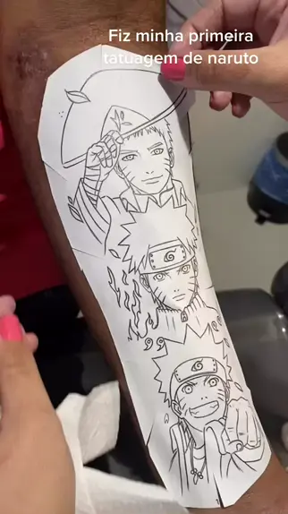 Fiz uma Tatuagem do Naruto 