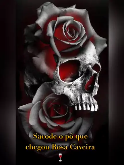 Ponto de Rosa Caveira - Sacode o pó🌹💀 