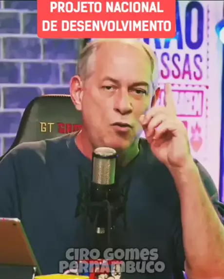 Ciro Gomes Pernambuco Cirogomespe . udio original criado por Ciro Gomes Pernambuco. Ciro explica o seu projeto nacional de desenvolvimento. deolhonacasa malfeito MeuRiso SeMeuPetFalasse