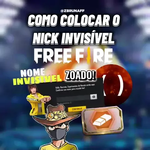 NICK INVISÍVEL COMO COLOCAR (ATUALIZADO 2021) 