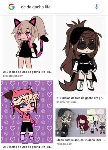 ⋆ ୭ ִֶָ ⋆ 🌷05 IDÉIAS DE OCS FEMININOS - #gachaclub #gachalife #fy (✿❛◡❛) 