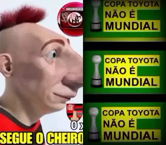 Copa Toyota não é Mundial - Flamengo não tem Mundial 