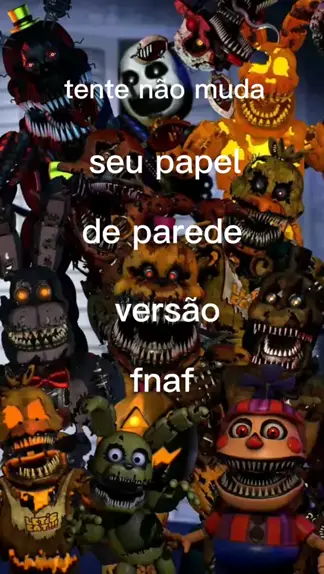 Withered Chica/foxy  Papel de parede de coração, Desenhos