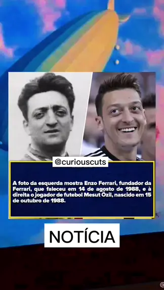 ozil jogador e enzo ferrari