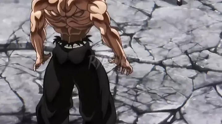 YUJIRO HANMA VS KAKU KAIOH PT1 ( Melhor luta do anime 😳 ) Baki dublad