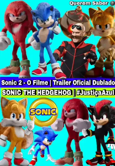 Sonic 2 - O Filme, Trailer Final Dublado