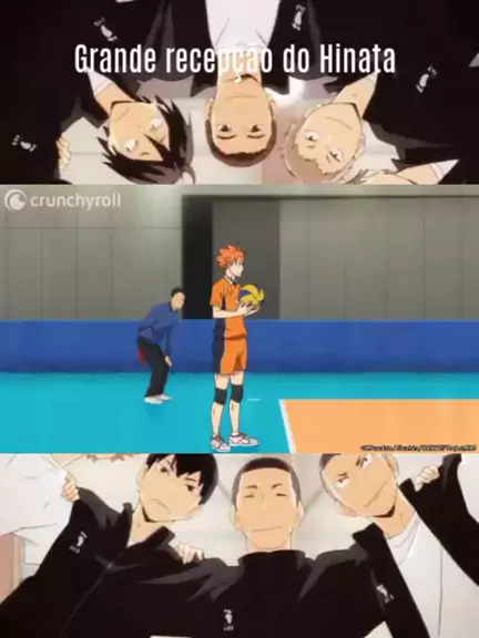 A recepção do Hinata  HAIKYU!! TO THE TOP 