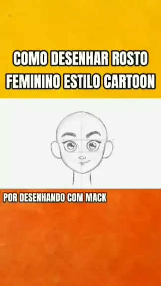 COMO DESENHAR ROSTO FEMININO 