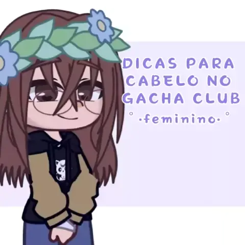 cabelo gacha club feminino png