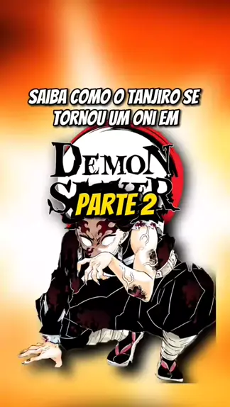 o tanjiro virando oni