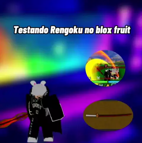 Que fruta é essa ? #roblox #bloxfruits#onepiece #rengoku