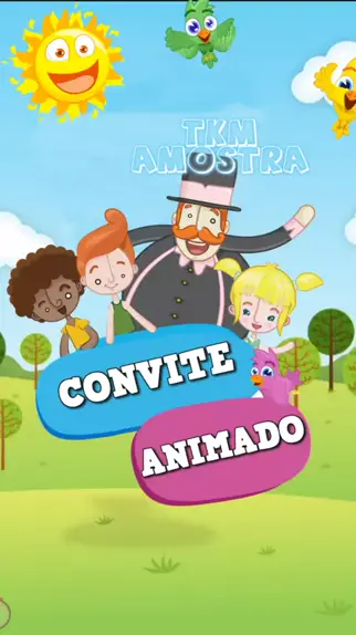 Convite Animado Roblox para Editar 