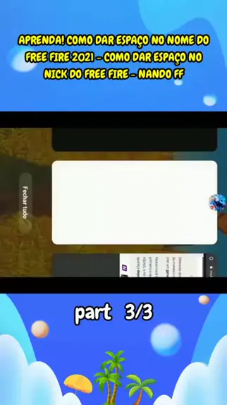 Como colocar espaço no nome do Free Fire