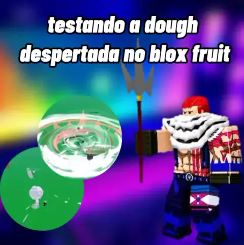 Como Jogar de DOUGH no Blox Fruits! #bloxfruits #roblox