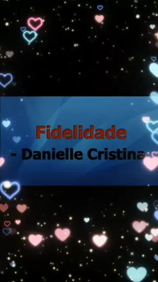 Fidelidade - Danielle Cristina(playback legendado) 