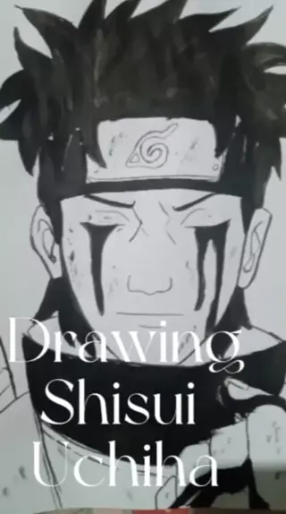shisui uchiha drawing easy