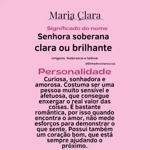 Significado do nome Clara 🤔 + Curiosidades 👀 + Mensagens 👼