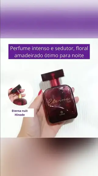 Eterna Nuit  Fotos dos produtos hinode, Hinode perfumes, Hinode