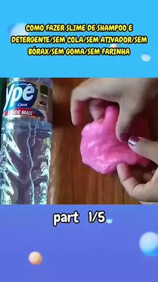 como fazer slime sem cola sem detergente e sem ativador