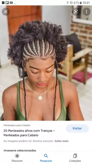 Penteados com Tranças e Cachos – Cursos Online  Curly hair braids, Braids  with curls, Box braids hairstyles for black women