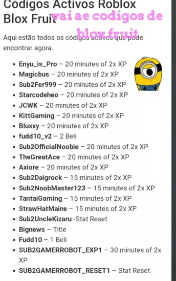 SAIU!! NOVOS CODIGOS + TODOS OS CODIGOS DE 2x XP NO BLOX FRUITS