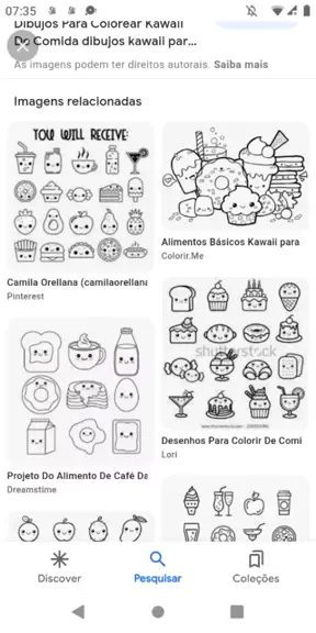 Riscos e Desenhos  Desenhos para Colorir: Comidinhas Kawaii