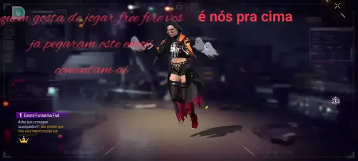 Novo Escolha Royale do Free Fire traz o emote Fantasma Flutuando