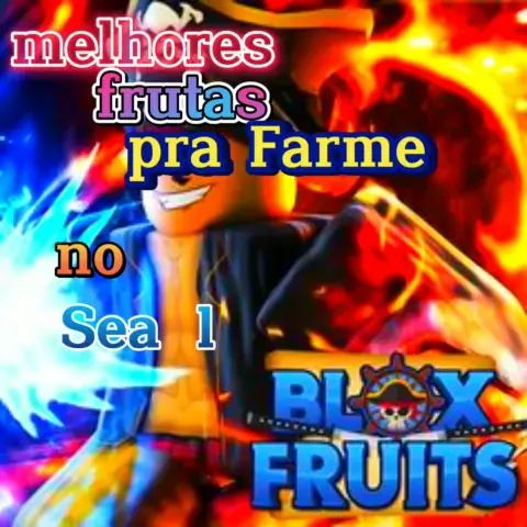 A Melhor FRUTA para FARMAR no Sea 1 do Blox Fruits #bloxfruits