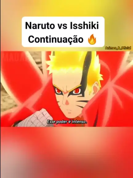 Naruto Modo Barion vs isshiki Dublado, Boruto Dublado