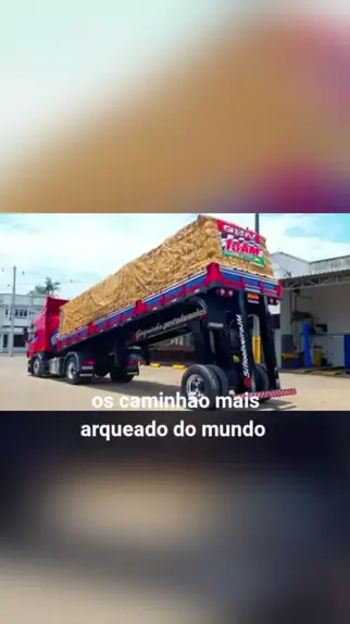 Caminhão arqueado deveria ser crime! 