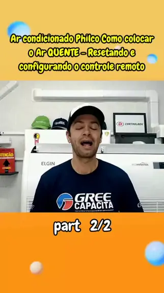 Ar condicionado Philco Como colocar o Ar QUENTE - Resetando e